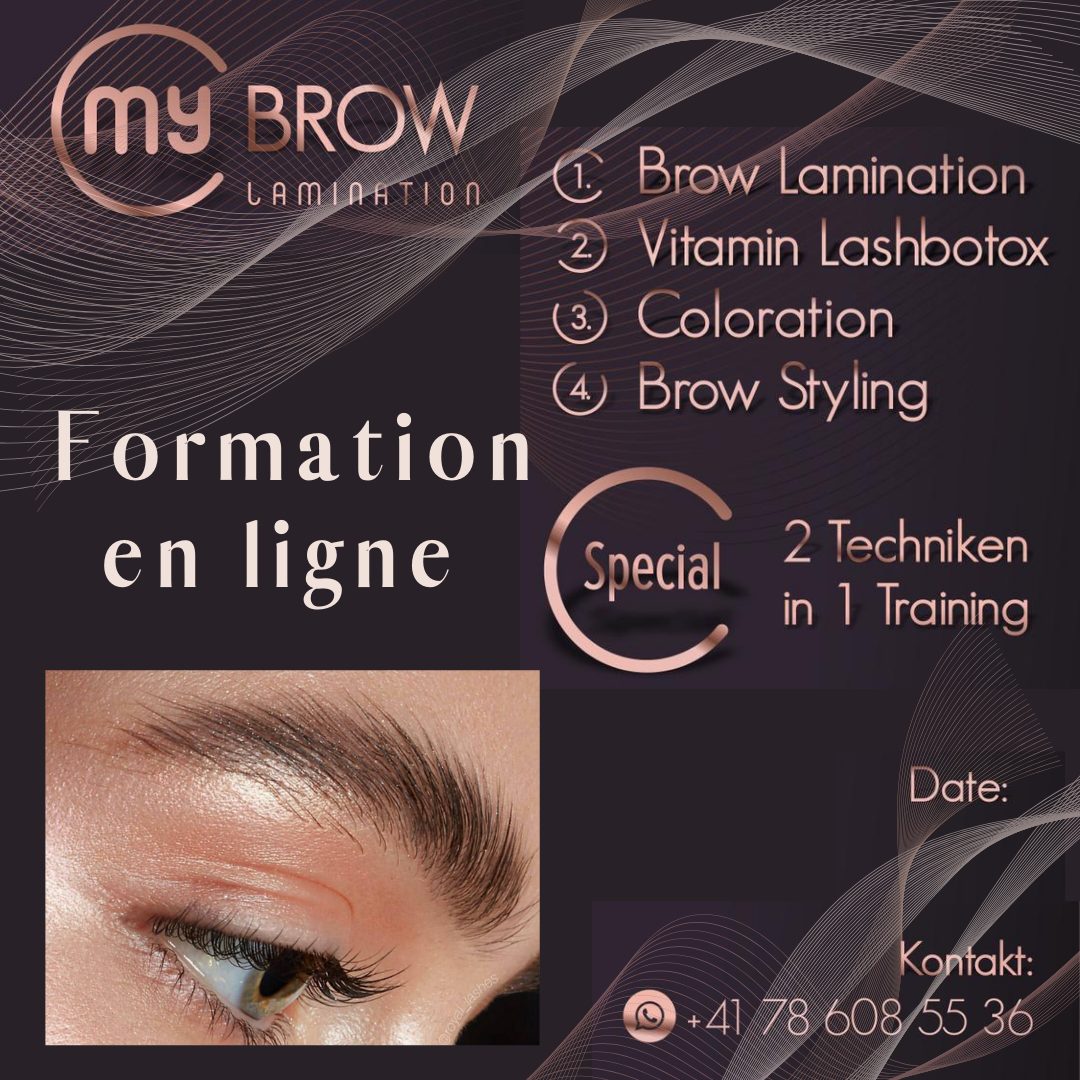 Formation EN LIGNE Brow Lifting-Lamination Sourcils – Image 5