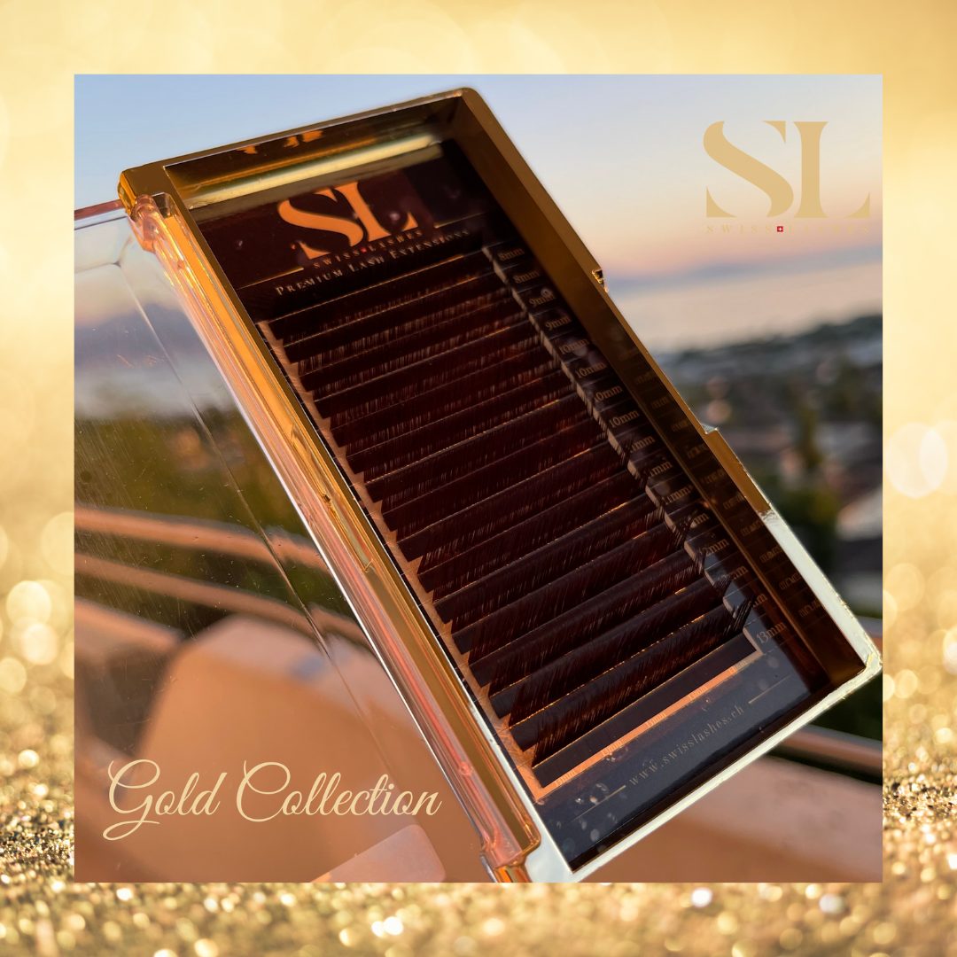 Extensions de Cils SWISS LASHES Gold Collection Mix 0,07 mm