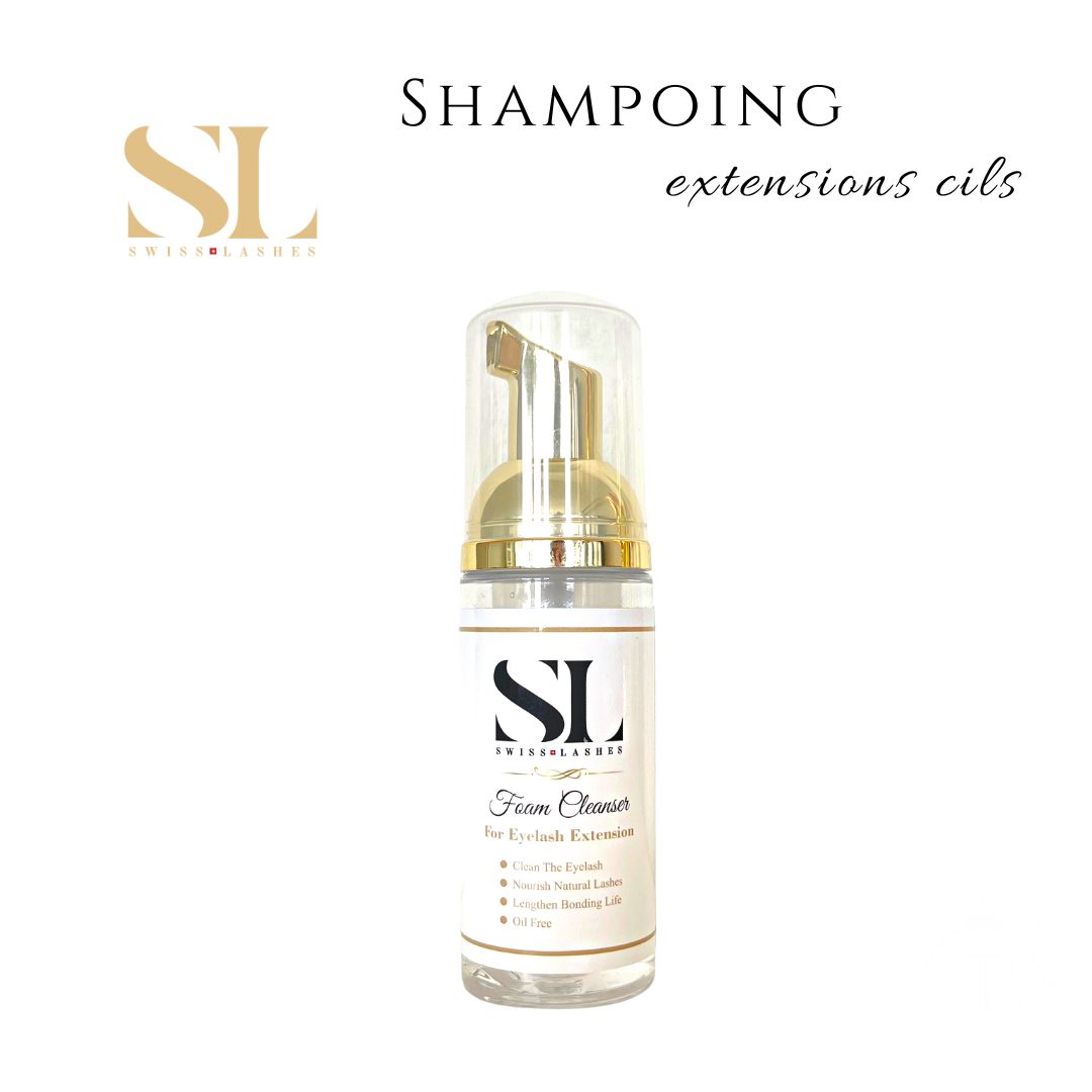 SHAMPOING CILS MOUSSE NETTOYANTE Swiss Lashes