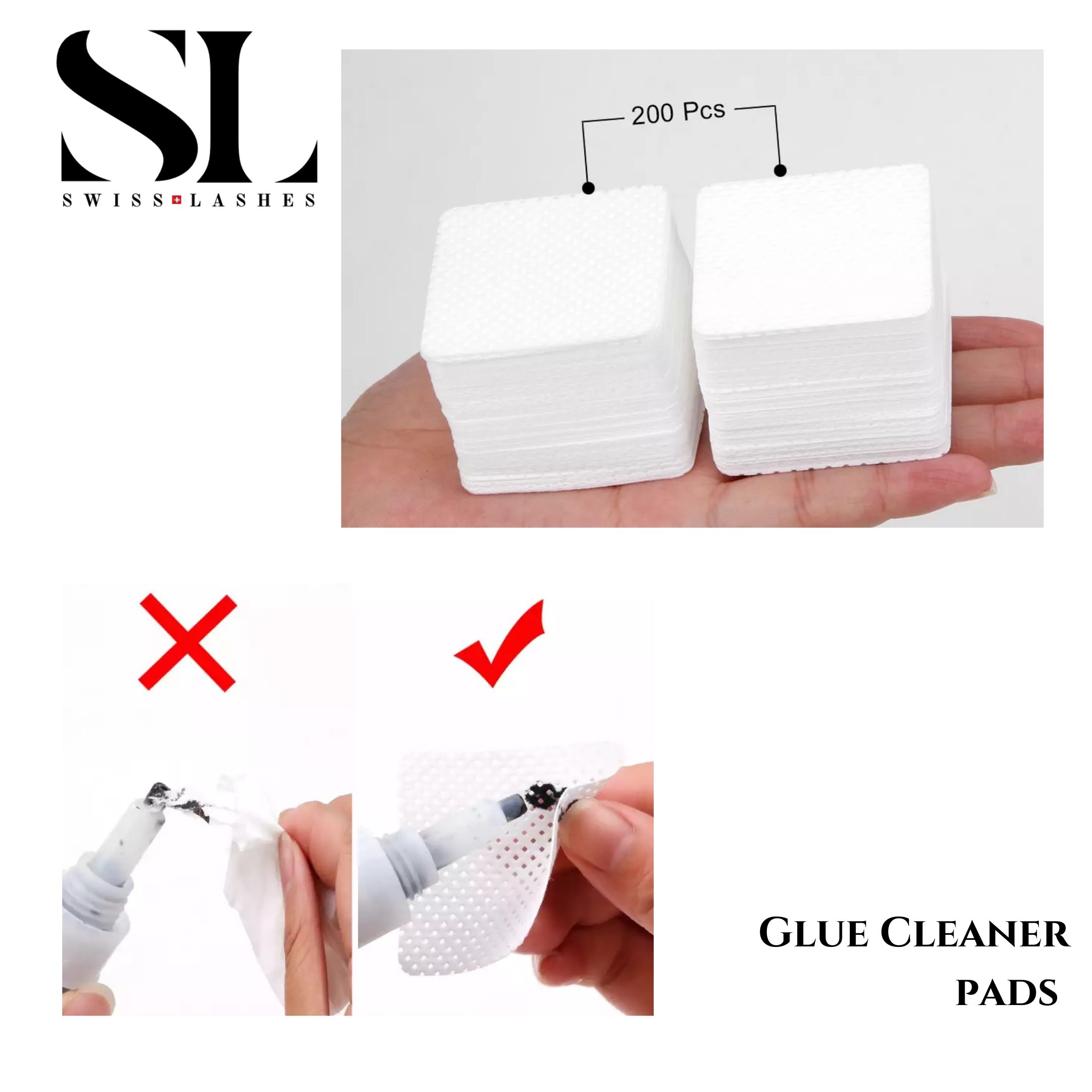 Pads nettoyant à colle 200 pcs – Image 2