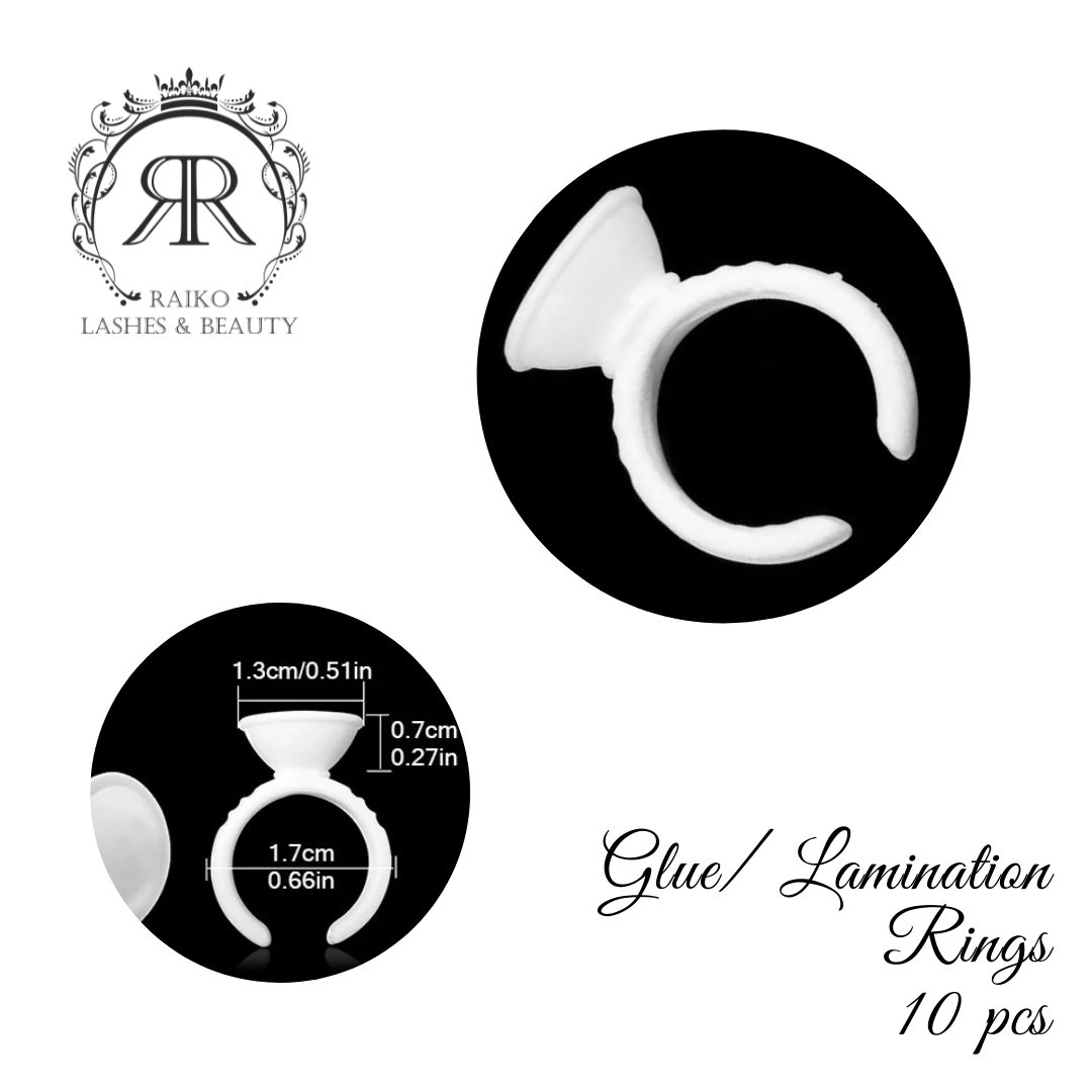 Bague colle et lamination 10 pcs