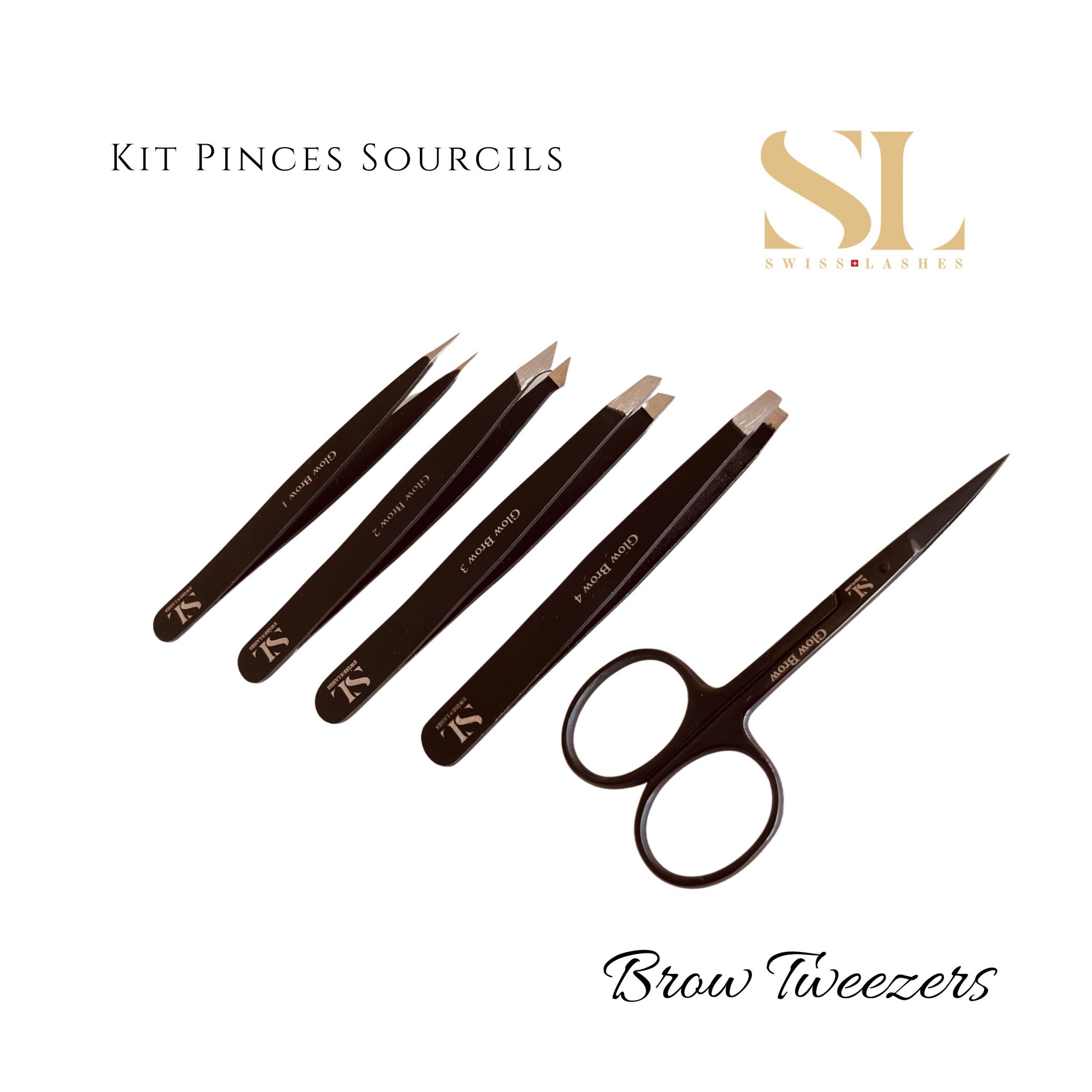 Kit Pinces epilation sourcils GLOW BROW – Image 2