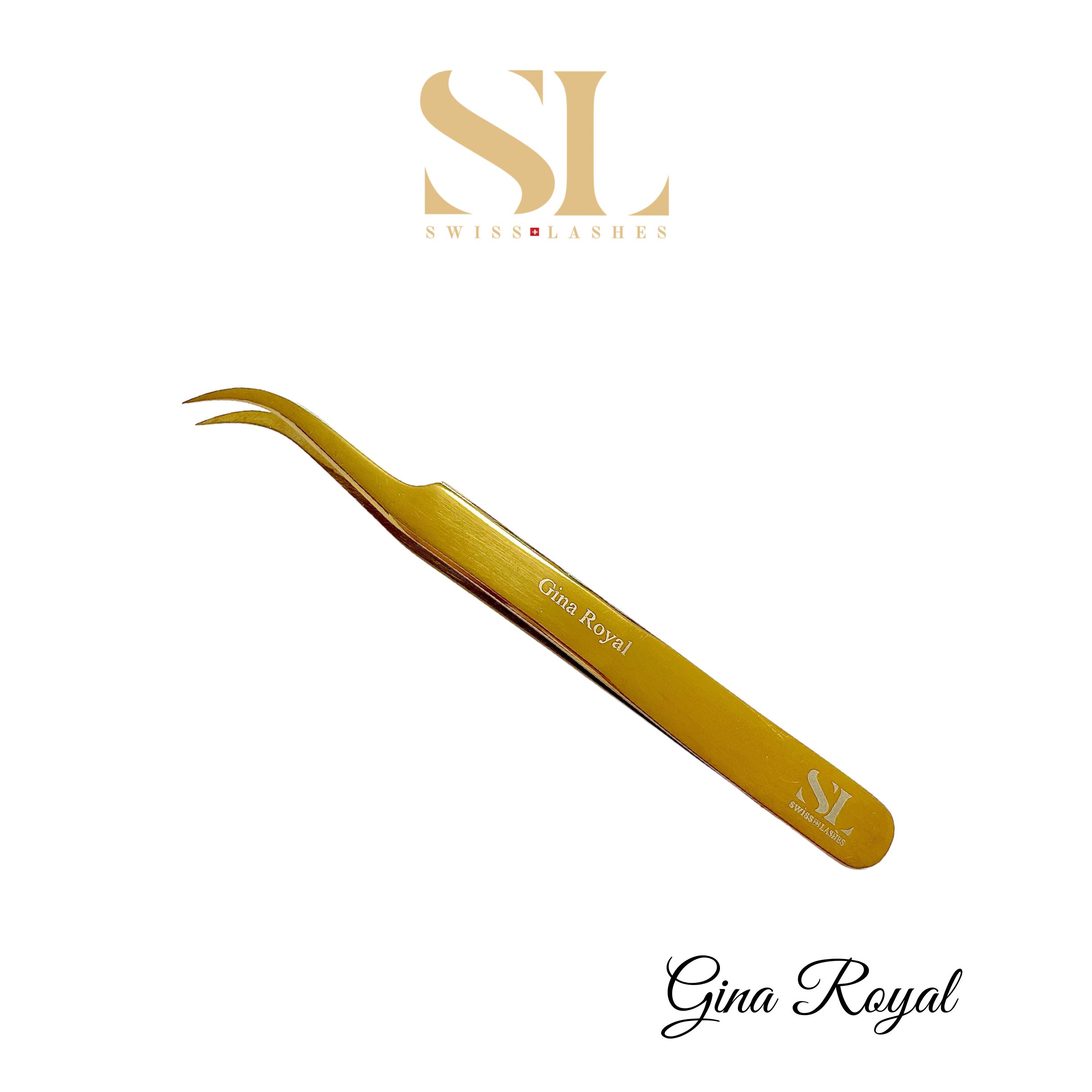 Pinces extensions de cils "Swiss Lashes" Gold Collection – Image 5