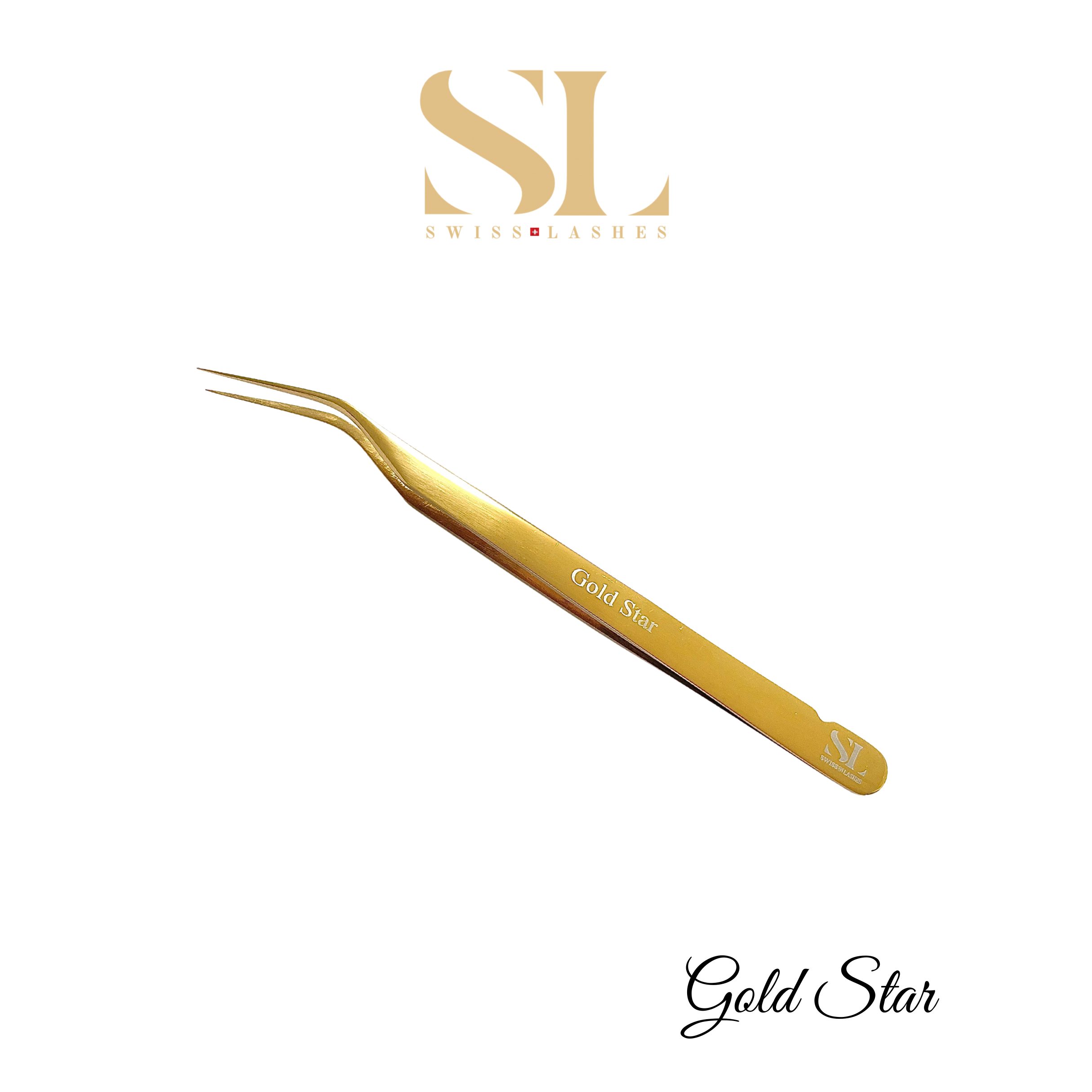 Pinces extensions de cils "Swiss Lashes" Gold Collection – Image 6