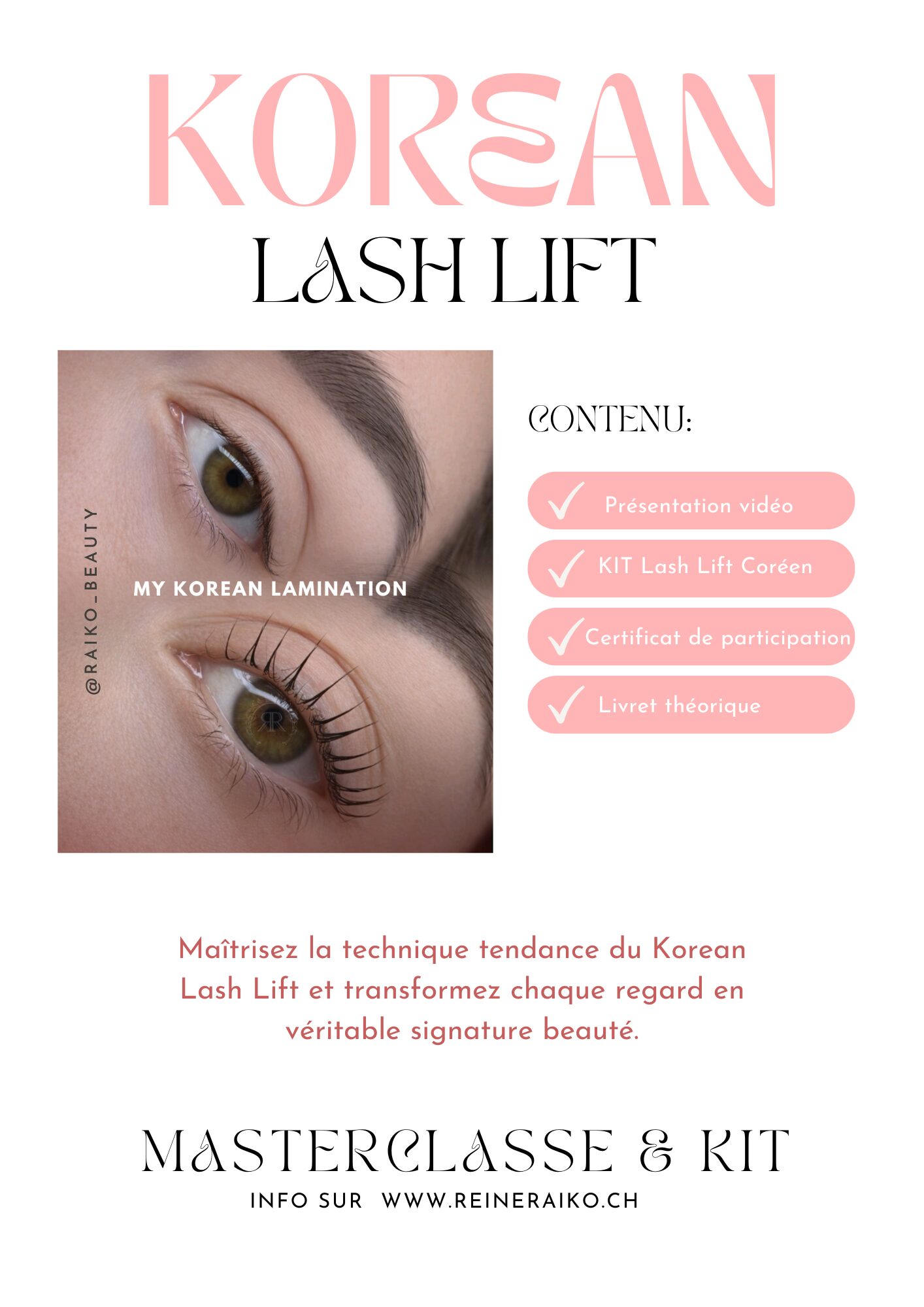 MASTERCLASSE Lash Lift Coréen