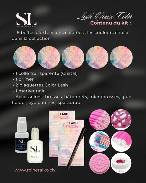 Kit Pro Color Lash by Swiss Lashes – Image 3