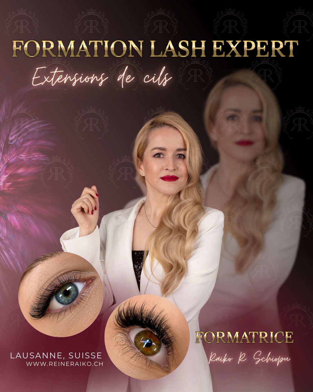 La Formation en Extensions de Cils Technique cil à cil 1D et Volume 2-6D